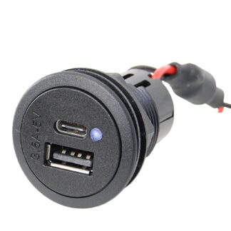 45w 12V USB-Steckdose USB C Dual-PD-Auto ladegerät Steckdose USB